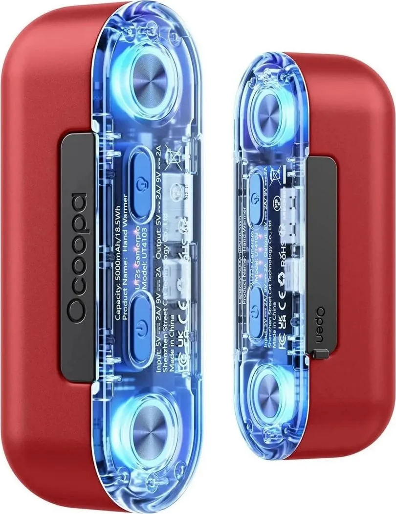 Ngrohës duarsh Ocoopa UT4103, elektrik, alumini, i kuq - 1