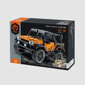 Set blloqe ndërtimi IM MASTER 5818, 434 pjesë, portokalli