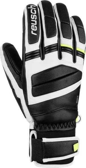 Doreza skijimi Reusch Master Pro, lëkurë deleje, termike, të zeza - 2