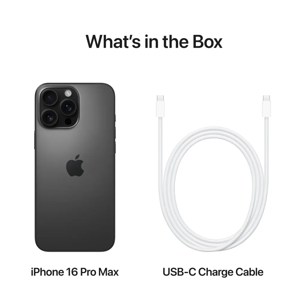 Apple iPhone 16 Pro Max, 256GB, Black Titanium - 9