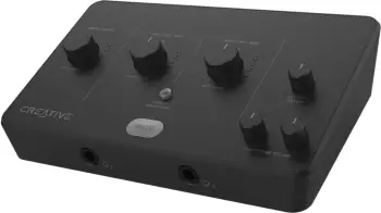 Ndërfaqe audio Creative Sound Blaster Live Audio A3, USB C, 24 bit 96 kHz, e zezë