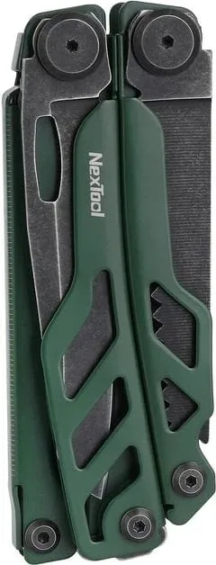 Multitool NexTool FLAGSHIP Pro NE20278, 16 funksione, me mbështjellës rripi, Gjelbër - 1