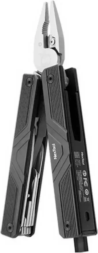 Multitool NEXTOOL GEMINI 13-in-1 me kaçavidë elektrike, çelik inox - 4