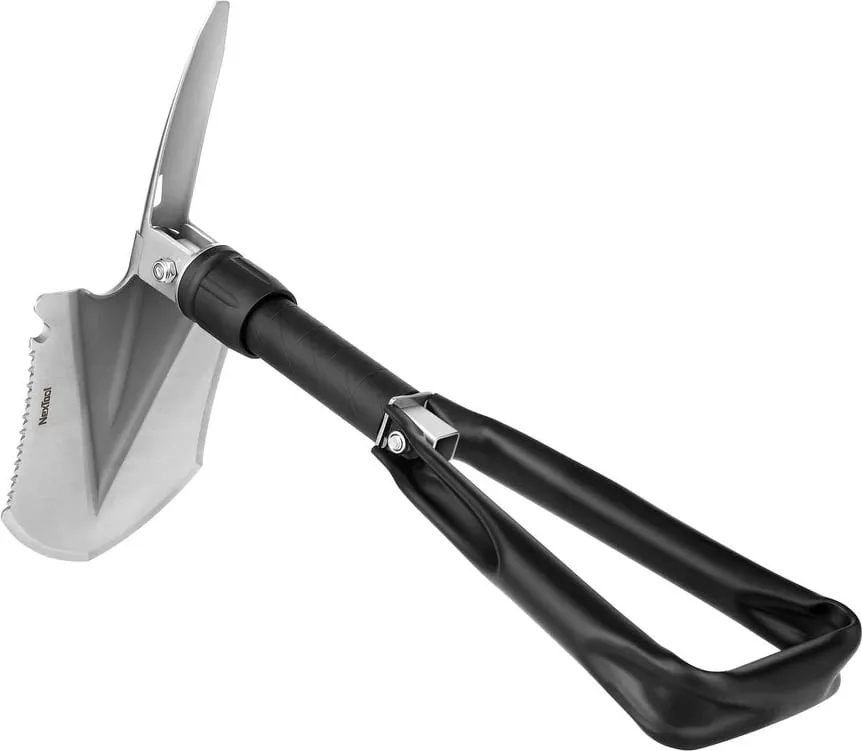 Lopatë shumëfunksionale NEXTOOL NE20033 mini, 128 mm, e zezë - 1