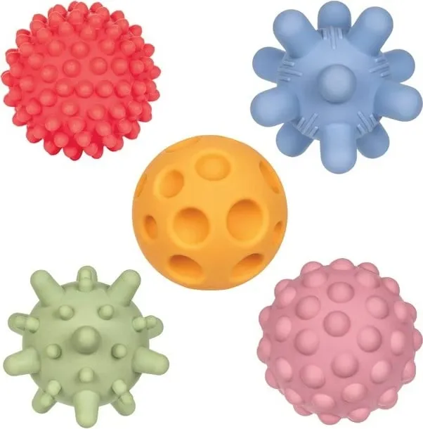 Set topa sensorik Tullo, 5 copë, ngjyra pastel - 1