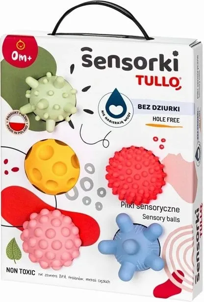 Set topa sensorik Tullo, 5 copë, ngjyra pastel - 2