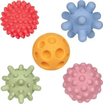 Set topa sensorik Tullo, 5 copë, ngjyra pastel