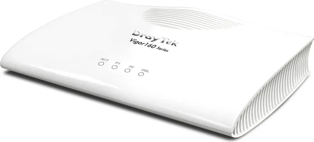 Modem DrayTek Vigor 167, VDSL2 Super Vectoring, IC Intracom, i bardhë - 1