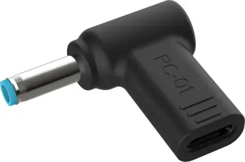 Adaptor energjie Conceptronic ABBY15PC01, DC në USB C, HP 4.5x3.0mm, 18 20V, i zi