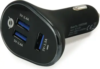 Karikues auto Conceptronic CARDEN06B, 3x USB A, 6.3A, i zi