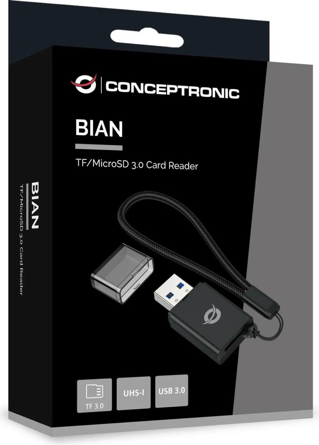 Lexues kartash Conceptronic USB-A 3.0, TF/Micro-SD, i zi - 5