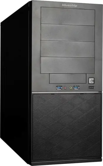 Kasë server bluechip SERVERline T30344r, Xeon E-2414, 32GB RAM, 2x480GB SSD, TPM, 2x RJ45, e zezë