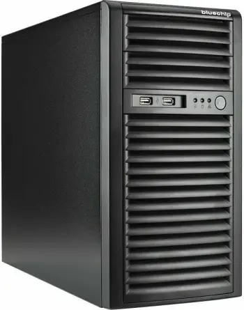 Server bluechip SERVERline T30331s, Xeon E-2414, 32GB RAM, 2x480GB SSD, 2x Gigabit Ethernet, zi