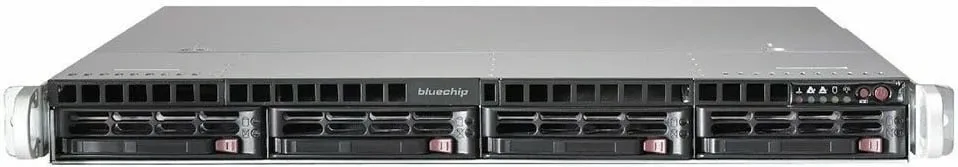 Server rack bluechip SERVERline R31308s, Xeon E-2414, 32GB RAM DDR5, 2x480GB SSD, 1U, gri - 1