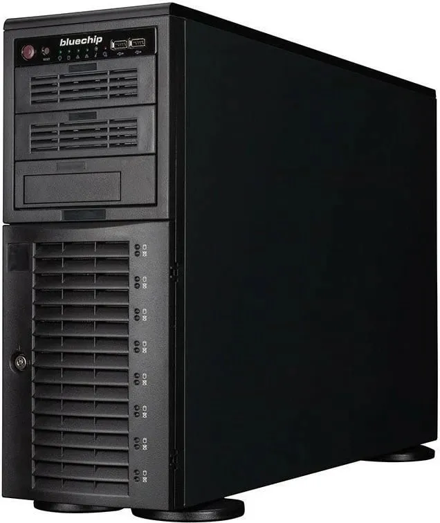 Server bluechip SERVERline T30341s, AMD EPYC 4124P, 32GB RAM, 2x480GB SSD, kasë e zezë - 4