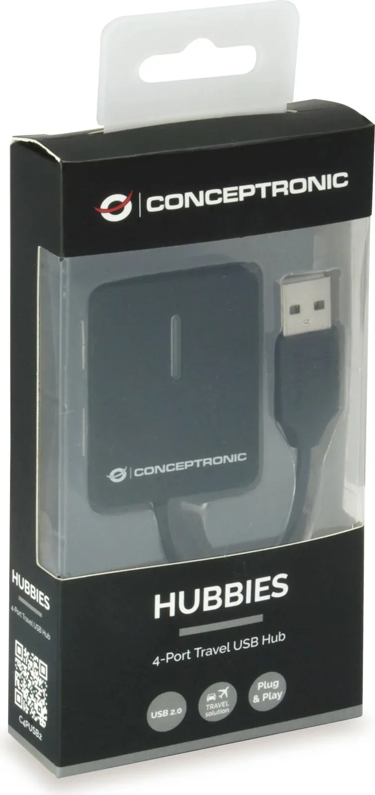 USB hub Conceptronic 4 porte, USB 2.0, i zi - 5