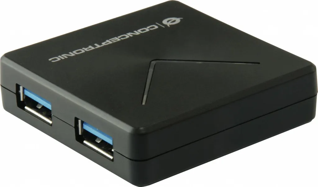 Hub USB Conceptronic 4-Port, USB-A 3.0/Mini-B, i zi - 2