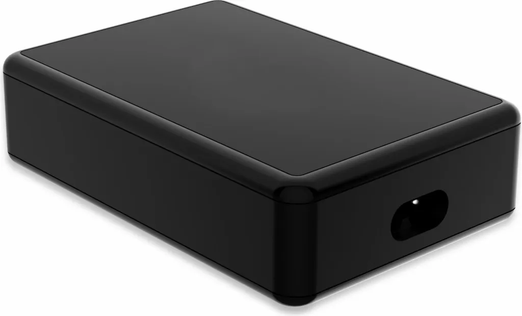 Karikues tavoline Conceptronic 4 porta, 65W, 3x USB-A, 1x USB-C, i zi - 2