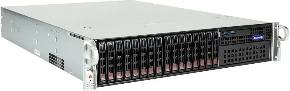 Server rack bluechip SERVERline R42201s, AMD EPYC 7313P, 32GB RAM, 2x480GB SSD, TPM-Modul - 1