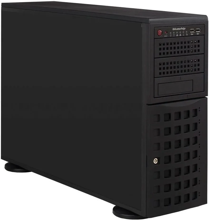 Server bluechip SERVERline T40325s, AMD EPYC 9124, 32GB RAM, 2x480GB SSD, Avago 9540-8i, 2x RJ45 10Gb/s, zi - 1