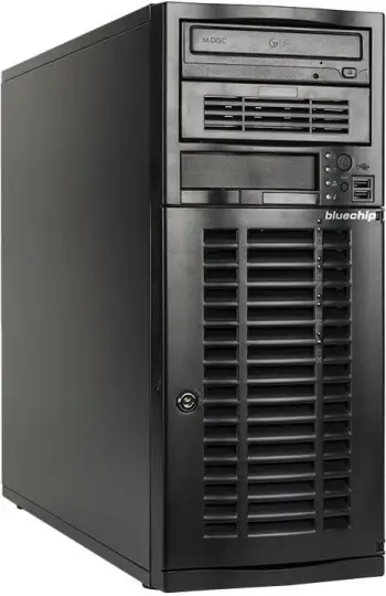 Server bluechip SERVERline T40321s, Xeon 4410Y, 32GB RAM, 2x960GB SSD, 2xRJ45, e zezë