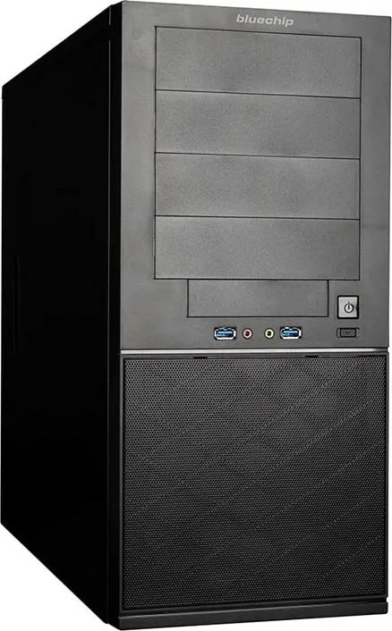 Server bluechip SERVERline T30345a, Xeon E-2414, 32GB RAM DDR5, 2x480GB SSD, 2xRJ45, zi - 1
