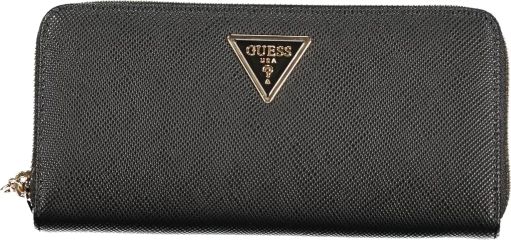 Portofol GUESS JEANS Laurel II SLG femra, e zezë - 1