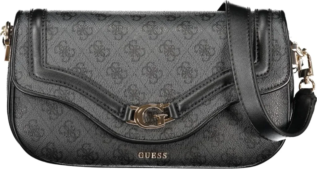 Çantë femra GUESS JEANS DEA BAG, e zezë - 1