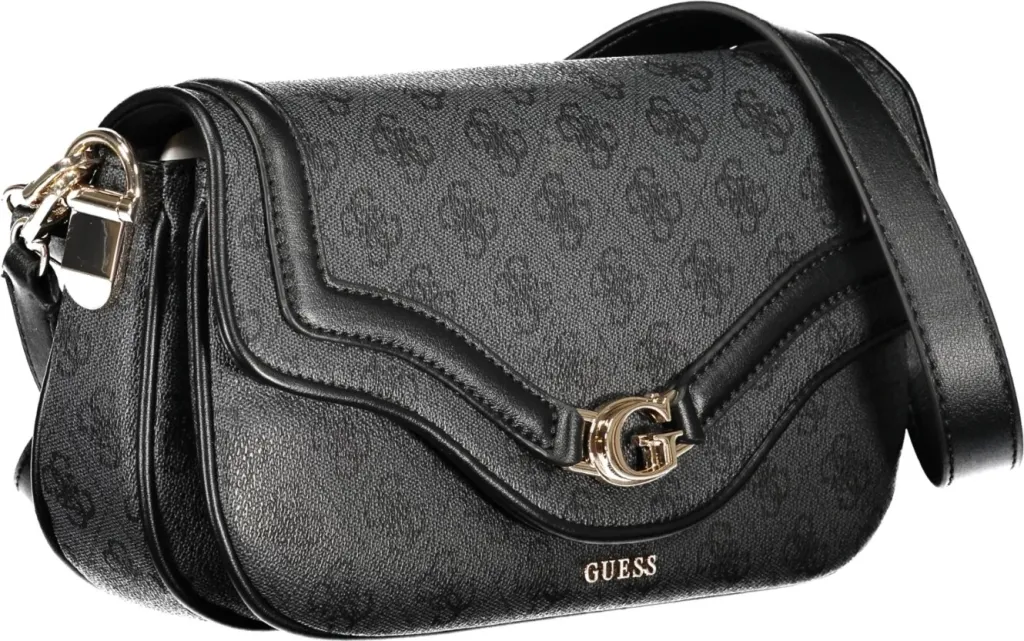 Çantë femra GUESS JEANS DEA BAG, e zezë - 3