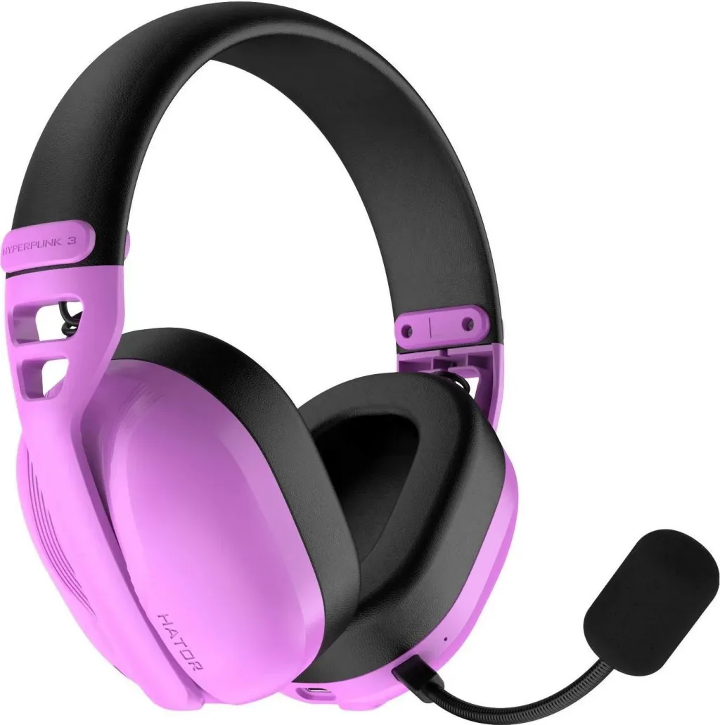 Kufje Hator Hyperpunk 3 Wireless ANC ESH19, purple - 1