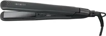 Rrafshuese flokësh Melissa Infinity 16650115, pllaka qeramike, 210°C, e zezë