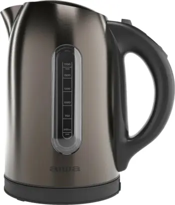 Çajnik elektrik Aiwa AKT3000D Kawako, 1.7L, 2200W, argjendtë