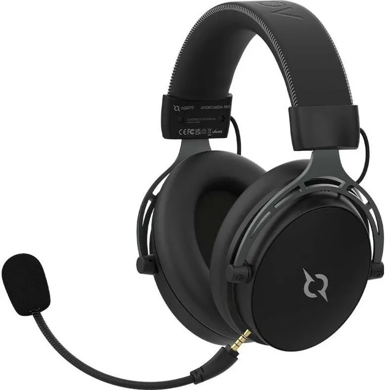 Kufje gaming wireless AQIRYS Andromeda Pro, mikrofon i ndashëm, e zezë - 4