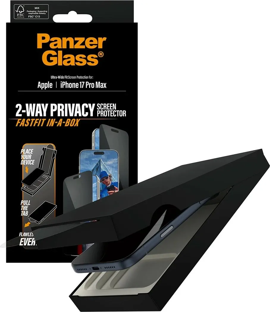 Mbështjellës privatësie PanzerGlass për celular, ngjyrë e zezë - 6