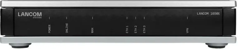 Router LANCOM 1650E (62163), SD-WAN, Gigabit Ethernet, 3-6 porta, 1Gbps, e zezë - 1
