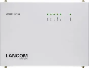 Gateway SD-WAN industrial, LANCOM IAP-5G (EU) 61718, 5G modem, VPN IPSec, 1Gbps, trup metalik, -20°C deri +50°C