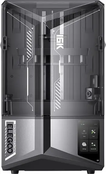 Printer 3D, Elegoo, Saturn 4 Ultra 16K, ekran 10-inch 16K, shpejtësi deri 150 mm/h, Wi‑Fi, kamerë AI, nivelim automatik