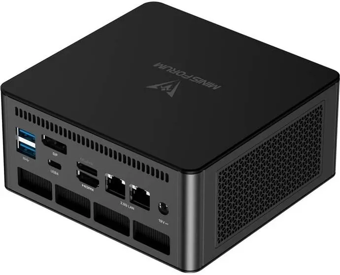 Kasë Minis Forum UM890 Pro, Ryzen 9 8945HS, barebone, e zezë - 2
