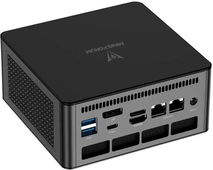 Kasë Minis Forum UM890 Pro, Ryzen 9 8945HS, barebone, e zezë - 3