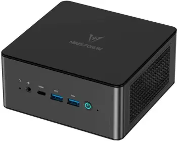 Kasë Minis Forum UM890 Pro, Ryzen 9 8945HS, barebone, e zezë