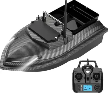 Varkë karremi me GPS, Flytec V060 12000 mAh, kapacitet 2 kg, rreze 500 m, e zezë