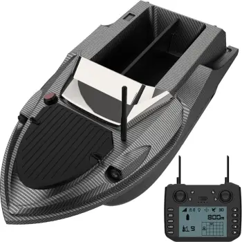 Varkë shpërndarëse karremi me GPS dhe sonar, Flytec V080-Finder, bateri 20000 mAh, rreze 800 m, set, e zezë