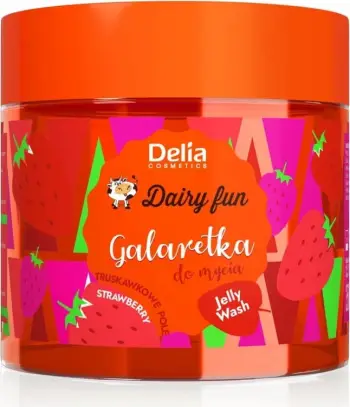 Xhel dushi për femra Delia Dairy Fun Strawberry Jelly, 250ml