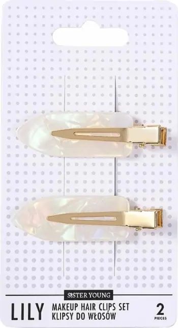 Kapëse për flokë për femra Sister Young Lily, 2 copë