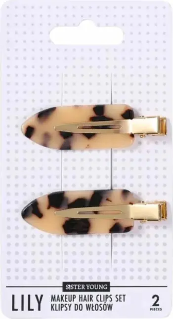 Kapëse flokësh për femra Sister Young Lily Leopard 2 copë