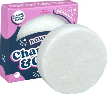 Sfongjer për fytyrë Bomb Cosmetics Char-cool & Clear, 1 copë