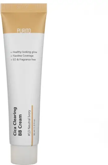 Krem BB PURITO Cica Clearing BB Cream, 30 ml, 13 Neutral Ivory