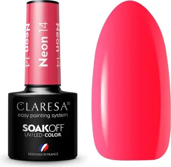Llak për thonj për femra Claresa Neon Hybrid 14, 5g