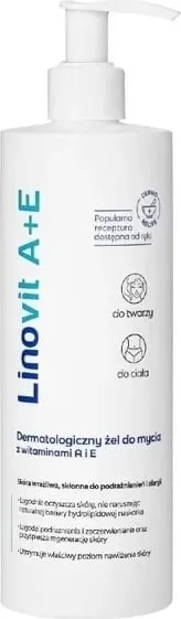 Xhel pastrues dermatologjik Linovit A+E 400ml - 1