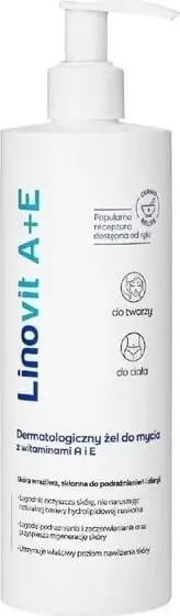 Xhel pastrues dermatologjik Linovit A+E 400ml